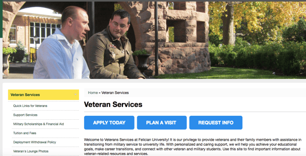 felician-university-veterans-landing-page